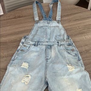 Sokoto Men’s Light Blue Denim Overalls Size 31